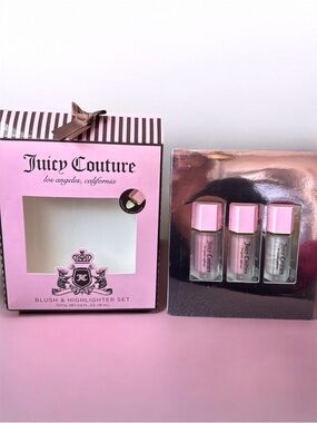 Juicy Couture Pink Lip & Highlighter Trio